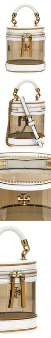 TORY BURCH Mini Kira Vanity Case Crossbody Boulder White 145604 020 53876821 [P]