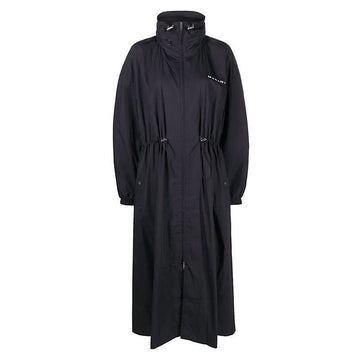 ISABEL MARANT Berthely Logo Stickerei Lange Jacke Fade Schwarz MA0186FA B1C01E 02FK 76994349