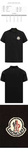 MONCLER Polo-Shirt Schwarz 8A000 05 89A16 998 103429006 [P]