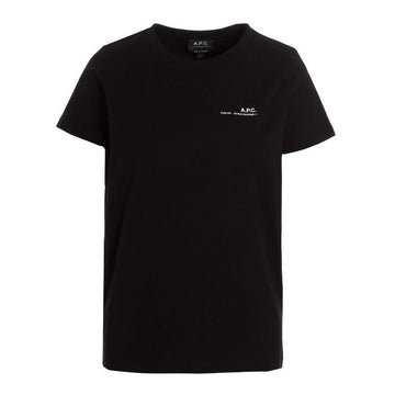 APC F Logo T-Shirt Black 23FW F26012 LZZ 53654031