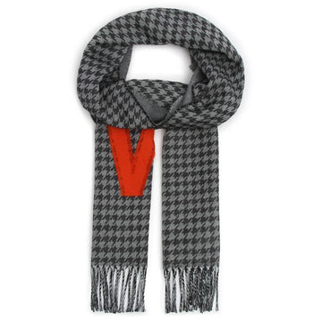 MaxMara 23FW ERCOLE Logo Wool Scarf Gray stamp: 2355460532 59495304