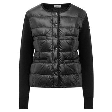 MONCLER Mondial 24FW Strick-Mix-Pad-jacket Schwarz J2 093 9B000 25 M1131 999 101471598