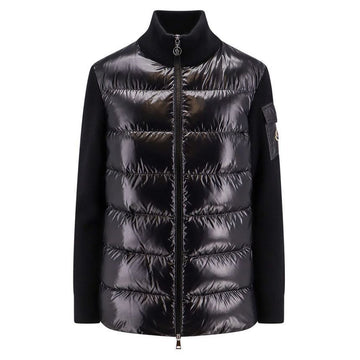 MONCLER モンクレール 24FW ニット ミックス パディング ブラック 9B000 13 M1131 999 101471594