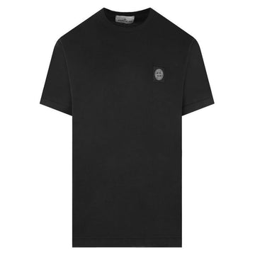 STONE ISLAND ロゴパッチTシャツ ブラック 101524113 A0029 53657052