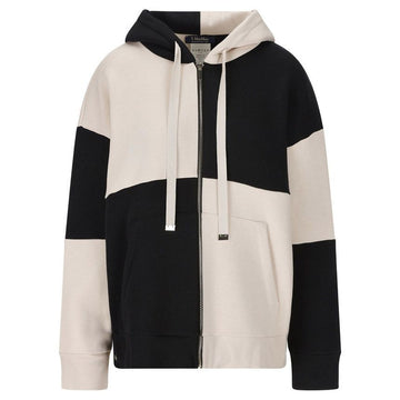 MAXMARA INNOCUO バックロゴ フリース フードジャケット ブラック 2399260139 003 59495290