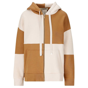 MAXMARA INNOCUO フロントロゴ フリースフーディ ブラウン 2399260139 002 59495289