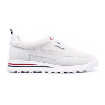 Thom Browne Shearling Tech Runner Sneakers White 24SS L0010 100 74953583