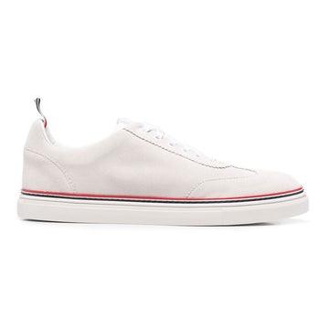 Thom Browne 24SS Three Stripe Tab Field Suede Sneakers White MFD242A 03050 100 74953580