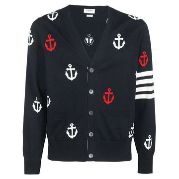 THOM BROWNE 23FW アンカー インタージャカードガン ネイビー MKC467A Y3007 415 52861157