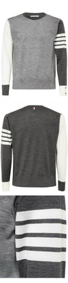 Thom Browne 23FW Funmix Classic Knit Tonal Gray MKA002F Y1014 982 52861140 [P]