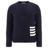 THOM BROWNE ドネガルインターシャサイドニット ネイビ MKA448A Y1032 415 52861133 [P]