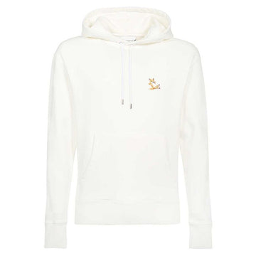 Maison Kitsune Men's Chulax Fox Patch Hooded Ecru IU00355KM0001 P700 58896961