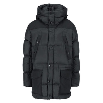 BURBERRY LINDFORD フード パディング ジャケット チャコールグレー 8073307 72619023