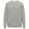 MAISON KITSUNE 22FW Fuchs Kopf Patch Sweatshirt Grau Melange H150 58896940 [P]