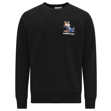 MAISON KITSUNE ドレス フォックス ロゴ トレーナー ブラック JM00331KM0001 P199 58896935