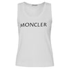 MONCLER Logo-Print Ripp-Tanktop Weiß 8P000 01 89A0D 033 58892172 [P]