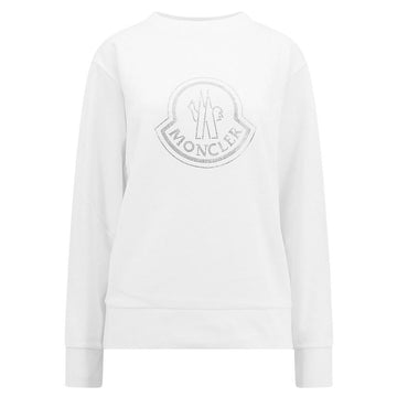 Moncler 23FW Crystal Logo Sweatshirt White 8G000 53 899TR 033 58892182