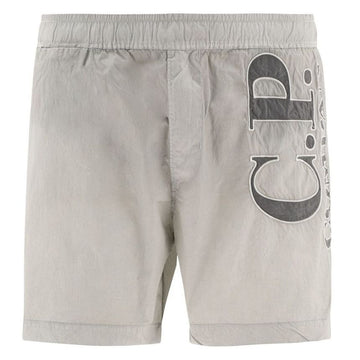 CP COMPANY ビッグロゴスイムパンツ グレー 14CMBW214A 006369G 936 52099843