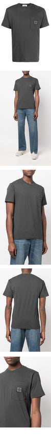 STONE ISLAND Stone Pocket T-Shirt Charcoal 761521957 V0065 31933788 [P]