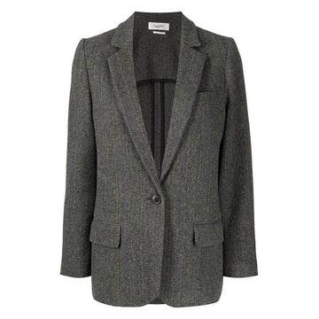 ISABEL MARANT Herringbone-Jacke Grün VE1743 22P006E 60GR 31645842