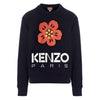 KENZO Sweatshirt mit Blumenlogo in Navy 5SW445 4ME 77 50503783 [P]