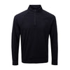 GFORE G'S サークル ロゴ 半ジップ Tシャツ ブラック G4MS21K79 ONYX 46427874 [P]