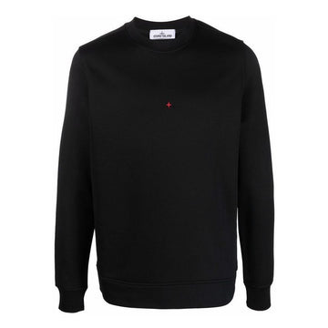 STONE ISLAND Stone Back Logo Rubber Sweatshirt Schwarz 7615661X2 V0029 30722422