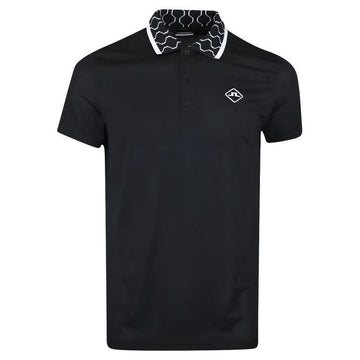 J LINDEBERG Glen Polo Regular Fit T-Shirt Schwarz GMJT07614 9999 49532001