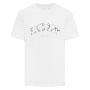 Isabel Marant 23SS HONORE Logo T-Shirt White TS0052HA A1N61H 20WH 45017272