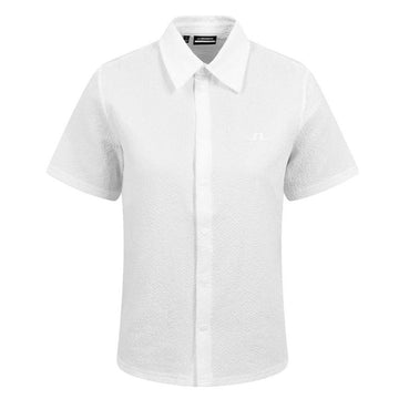 J Lindeberg 23SS ELIN Logo Polo Shirt White GWST07970 0000 49244043