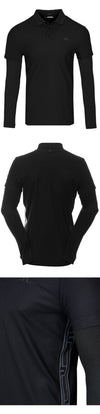 J LINDEBERG Liam Regular Fit LS Polo-Shirt Schwarz GMJT08008 9999 49244026 [P]