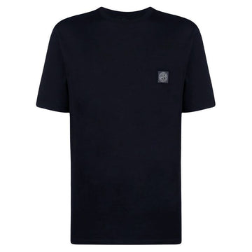 STONE ISLAND Stein 23SS Logo-Patch T-Shirt Navy A0020 45017653