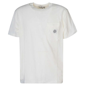 STONE ISLAND ストーン 23SS ロゴ パッチ ポケット Tシャツ ホワイト 101521957 A0001 45017649
