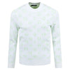J Lindeberg 23SS GUS Jacquard Crewneck Knit White A033 49244019 [P]