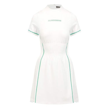 J Lindeberg 23SS KRYSTAL Logo Waistband Dress White GWSD07950 0000 49244020