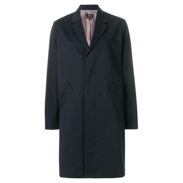 APC 23SS Blazer Long Coat Navy COCIU F01312 IAK 44872931