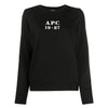 APC MELISSA Logo Sweatshirt Schwarz COECQ F27610 LZZ 44872922 [P]