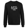 APC RUFUS Logo Bestickter Sweatshirt Schwarz COEZD H27500 LZZ 44872890 [P]