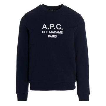 APC 23SS RUFUS Logo Embroidery Sweatshirt Marine COEZD H27500 IAJ 44872889
