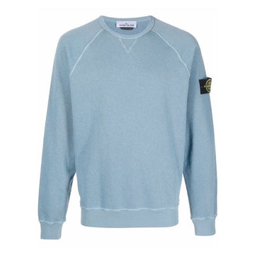 STONE ISLAND Stone 22SS Wappen Patch Sweatshirt Himmelblau 761566360 V0146 30009824
