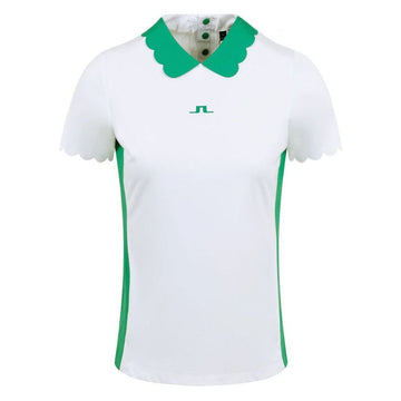 J LINDEBERG ELINA POLO ロゴ Tシャツ ホワイト 23SS 0000 49031131