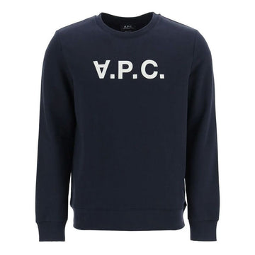 APC 23SS VPC Velvet Logo Sweatshirt Dark Navy 44872879