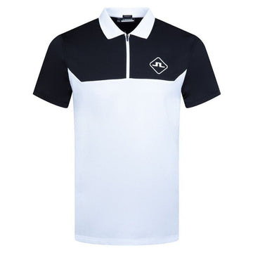 J LINDEBERG Albin Regular Fit Polo-Shirt Weiß 23SS 49031124