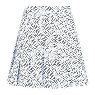 J Lindeberg 23SS ADINA Printed Logo Skirt White GWSD07825 A035 49031121