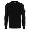 STONE ISLAND Stein 22SS Wappen Rippenstrick Schwarz 7615550D8 V0029 30009845 [P]