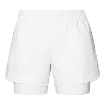 J LINDEBERG 23SS MILA ロゴ ショートパンツ ホワイト AWPA08419 0000 49031109