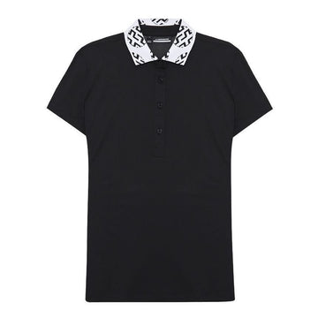 J Lindeberg 23SS TILLY POLO T-shirt Black GWJT08276 9999 49031078