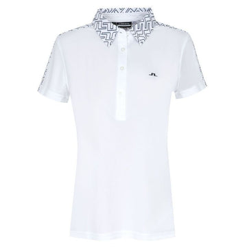 J Lindeberg 23SS CARA POLO Back Logo T-shirt White GWJT07572 0000 49031072