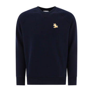 MAISON KITSUNE Damen Chiller Fox Sweatshirt Navy 23SS A01234 43688409