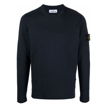STONE ISLAND ストーン 22SS ワッペン ラウンド ニット ネイビー 7615502B0 V0020 29087703